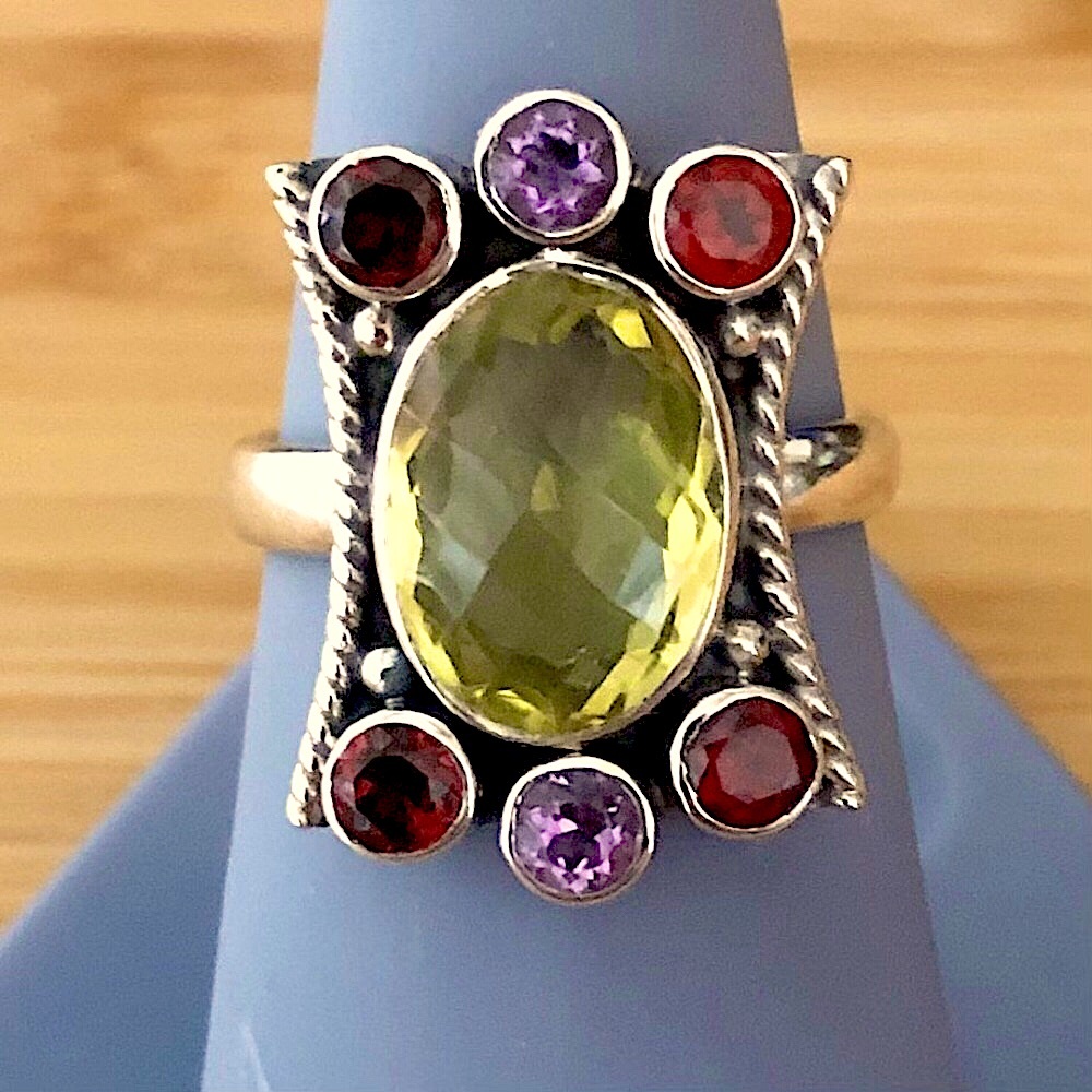 $122 Limited Edition Nicky Butler Estate Ring Size 10 #70/600 NB 925 INDIA - Picture 5 of 9